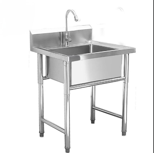 Commercial Kitchen Sink - وعاء واحد صناعي قائم بذاته من