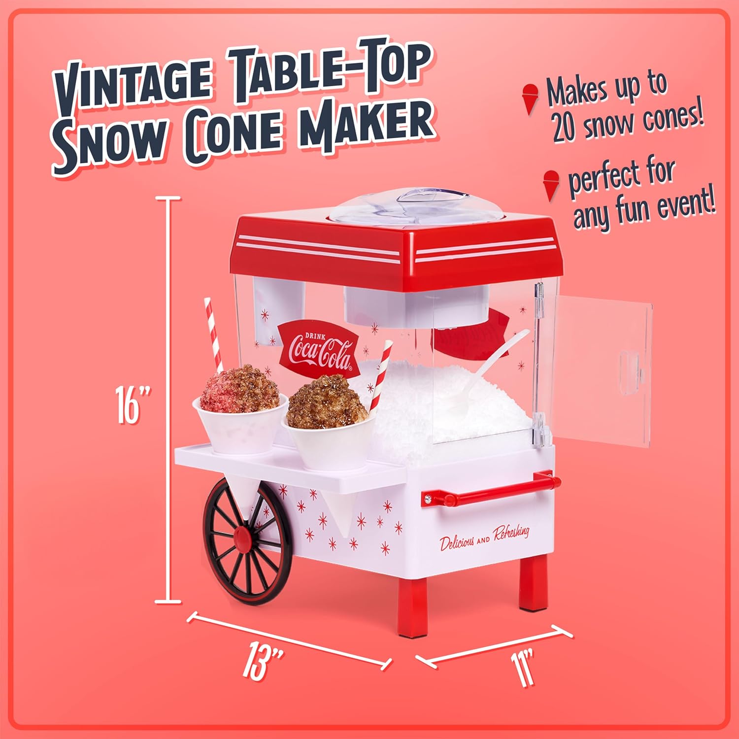 آلة صنع الثلج المجروش من كوكا  - مراجعة Slushy Machine وسعره