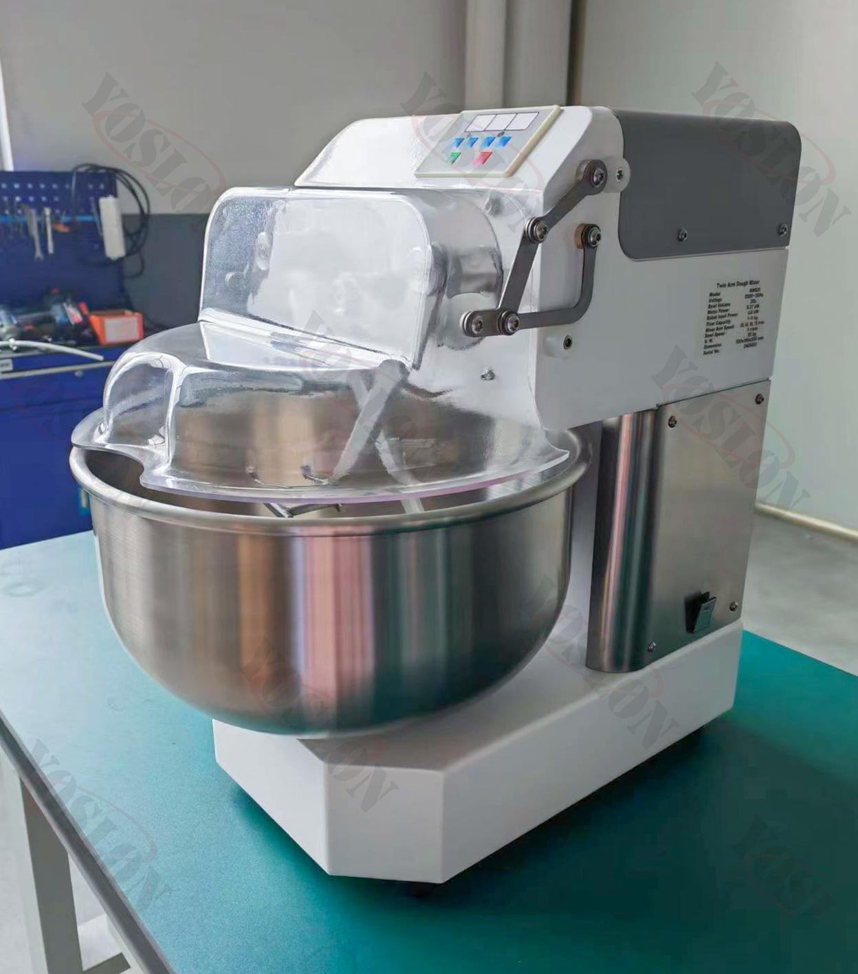 آلة عجن العجين YOSLON سعة 20 ل - مراجعة Dough Mixer Machine وسعره