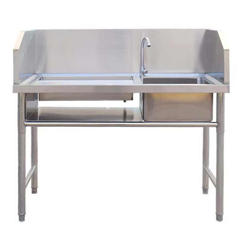 طاولة عمل المطبخ لتنظيف الأسما - مراجعة Commercial Kitchen Sink وسعره