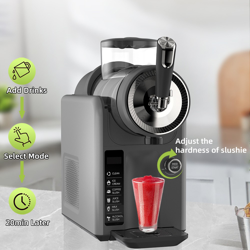 ماكينة صنع السلاش بدون ثلج، ذا - مراجعة Slushy Machine وسعره