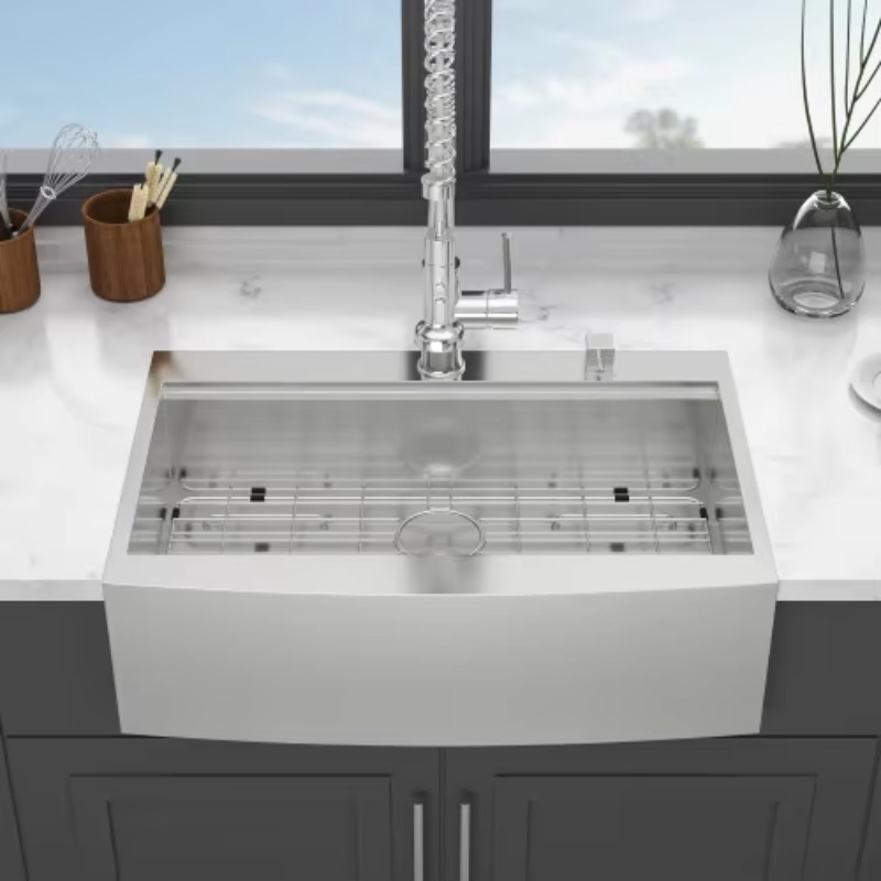 حوض مطبخ تجاري شديد التحمل من  - مراجعة Commercial Kitchen Sink وسعره