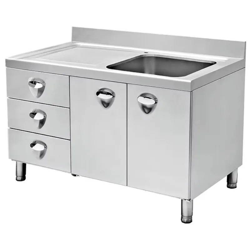 طاولة تخزين المطبخ للمطاعم شدي - مراجعة Commercial Kitchen Sink وسعره