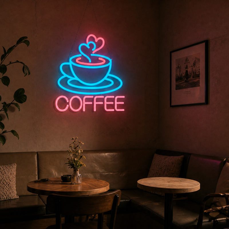لافتة نيون للقهوة بإضاءة LED ل - مراجعة Commercial Kitchen Light وسعره