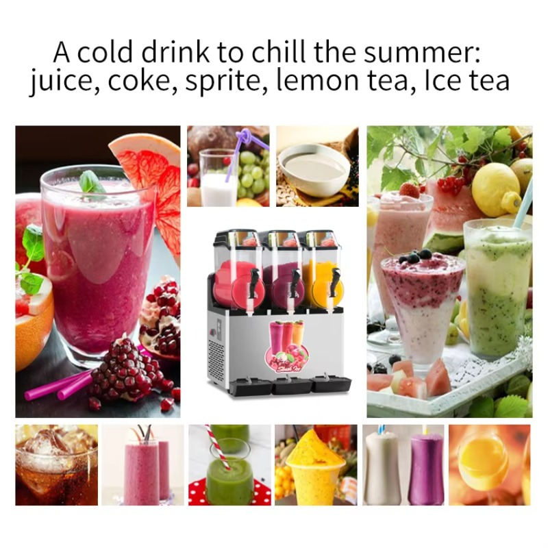 آلة سلاش تجارية أوتوماتيكية، س - مراجعة Slushy Machine وسعره